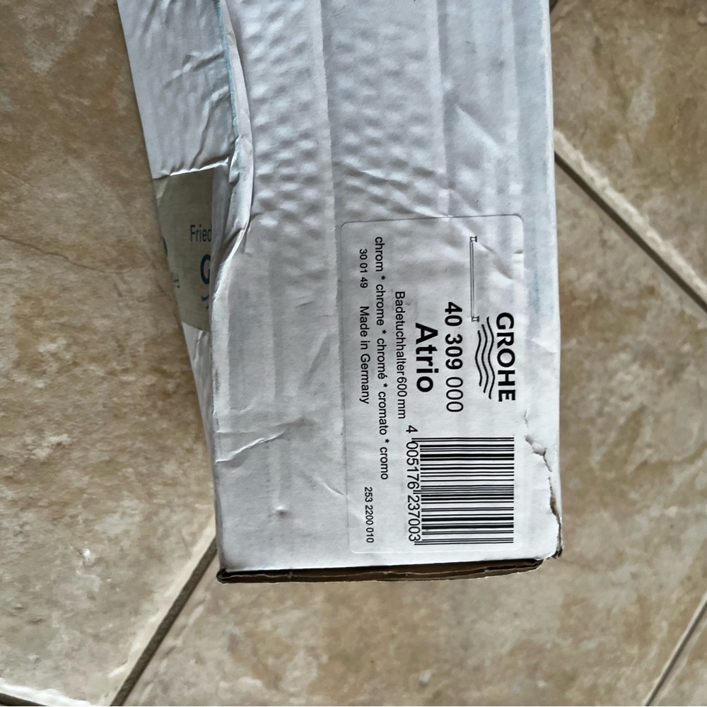 Grohe Atrio Chrome Towel Bar BNIB